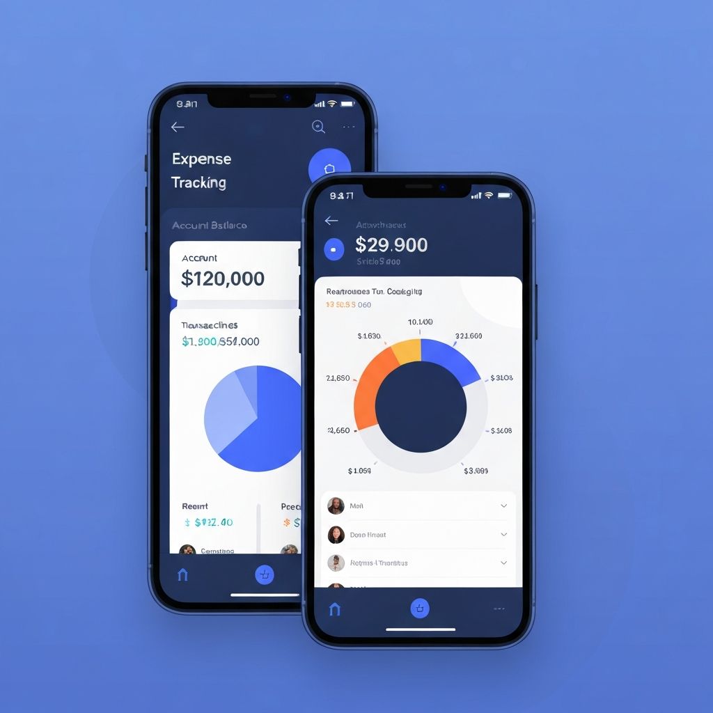 Dashboard with spending overview